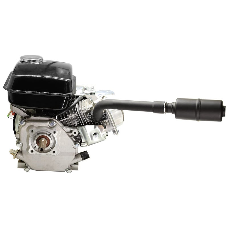 YOXUFA Upgraded Exhaust Header Pipe Muffler for Predator 212cc 196cc 224cc 6.5hp Coleman CT200U CT200U-EX BT200X Baja WarriorMB200 GX160 GX200 Hammerhead Mini Bike Go Kart Parts with Heat Shield Tape - Image 2